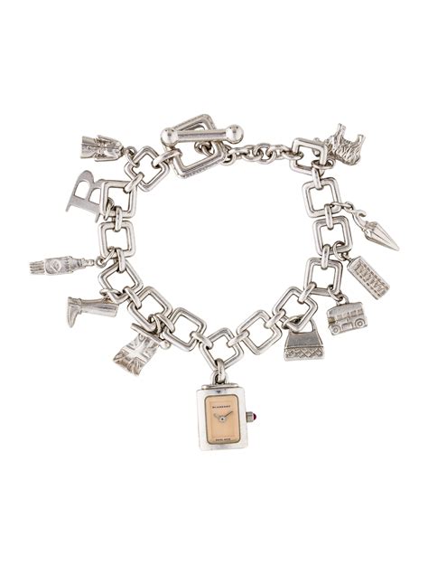 burberry london charm bracelet|Burberry jewelry for men.